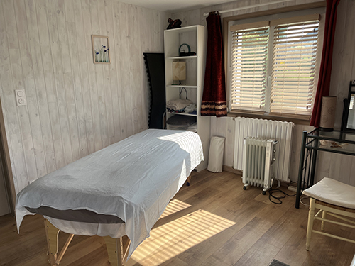 La salle de soins massage